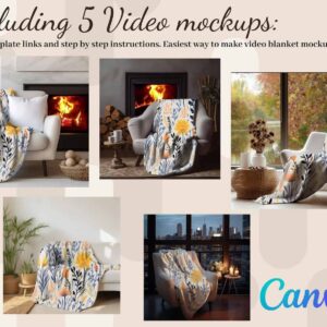 200+ Blanket Mockup Mega