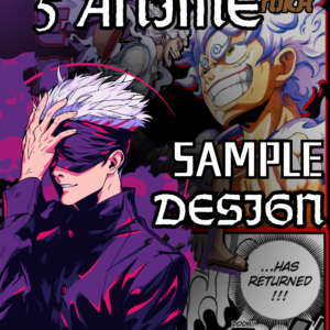 5 Anime Sample Design