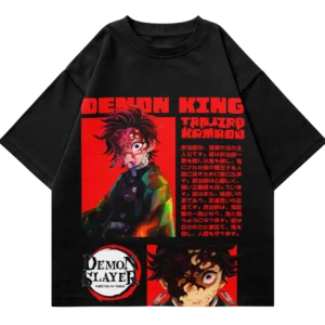 Anime T-Shirt Design Bundle – 11 Anime Designs with Mockups