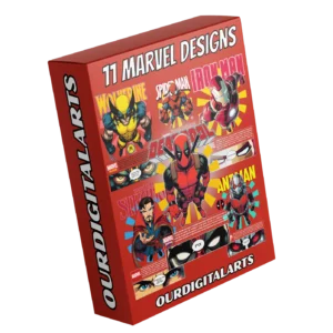 11 Marvel PNG Designs